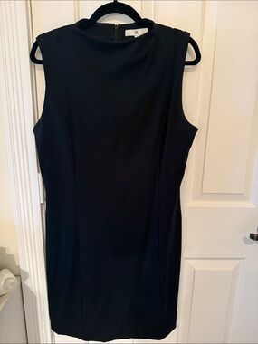 Banana Republic Black Sleeveless Shift Dress